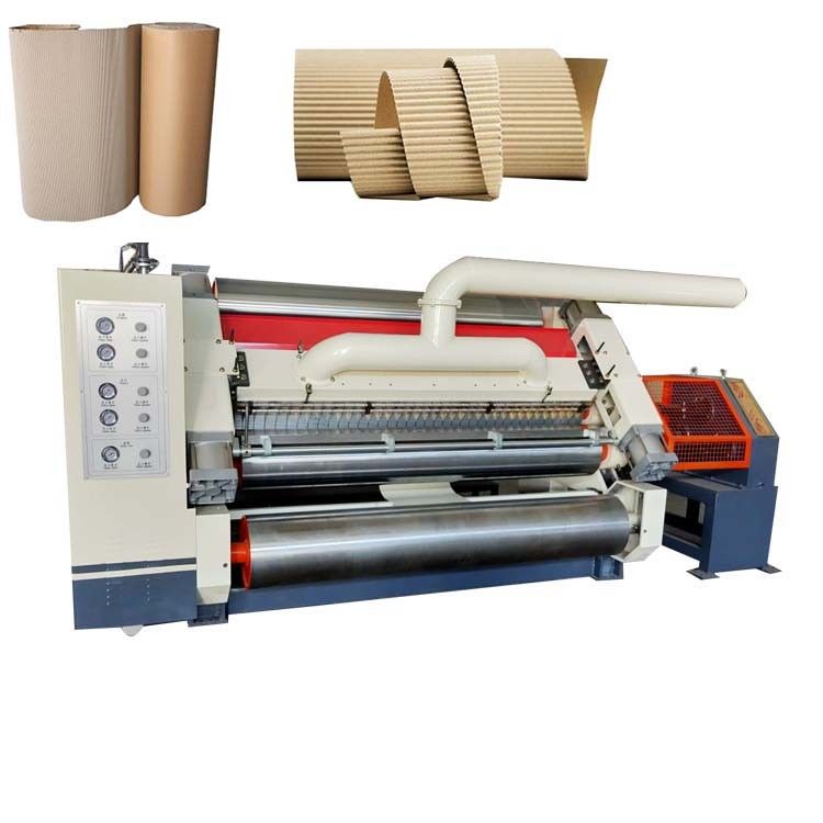 Semi Auto Fingerless Vacuum Absorb 2 Ply Single Facer Corrugated Machine