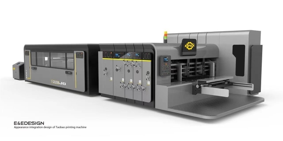 Anpassungsfähige Pizzabox-Maschine mit 1-5 Farbdruck und 300-800 mm Druckerrolle