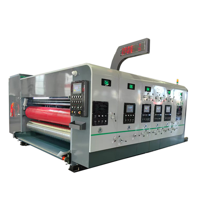 Automatischer Flexodrucker mit 4 Farben