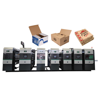 Maschinen zur Herstellung von Wellkarton unter Druckmaschine 4 Farbunterdruck Schleifmaschine Druckmaschine